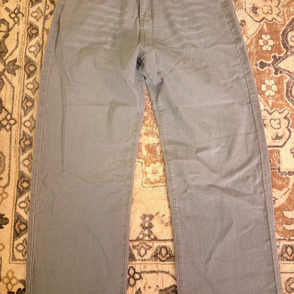 Light-Wash Mid-Low Rise Stretchy Wide Leg Women’s jeans